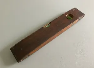 Vintage J Rabone & Sons Spirit Level No.1626 Rosewood & Brass Used w/ Sticker