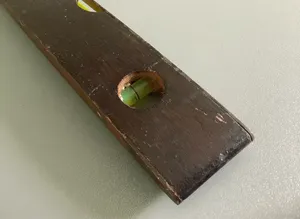 Vintage J Rabone & Sons Spirit Level No.1626 Rosewood & Brass Used w/ Sticker