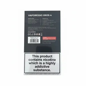 Vaporesso Xros 4 Kit Pod System Vape Device 2ml Capacity New Black/Iridescent