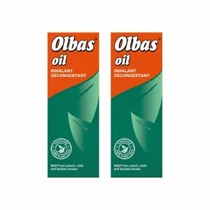 Olbas Oil 2x 30ml Inhalant Decongestant for Colds Catarrh Blocked Sinuses