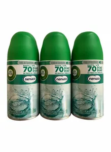 3x Air Wick Freshmatic Refill 250ml Nenuco Scent Neutralising Power 70 Days