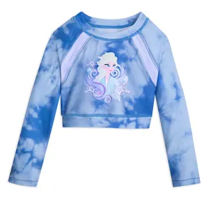 Disney Frozen 2 Elsa Deluxe 3pc Girls Swimsuit Set Age 9/10