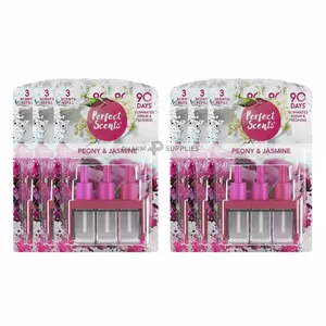 8x Febreze 3Volution Plug In Refill Perfect Scents Peony & Jasmine New