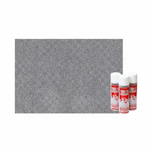 Camper Van Lining Carpet Kit 5m x 2m Light Grey + 5 Trim A Fix Glue New