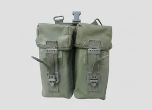 GENUINE British Army GULF WAR 1 OG Green PLCE Webbing Left Ammo Pouch SAS Used