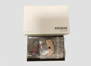 Phonak Nathos Auto UP Digital BTE Hearing Aid BRAND NEW Beige Color