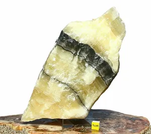 Huge Yellow Banded Calcite Raw Natural Mineral Specimen Crystal Healing 1694g