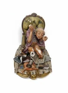 Vintage Capodimonte Figure: 'The Philatelist' by Milio - Damaged!