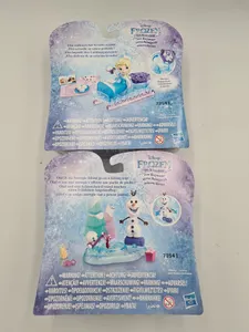 2 x Hasbro Disney Frozen Little Kingdom Small Doll & Accessories (Elsa & Olaf)