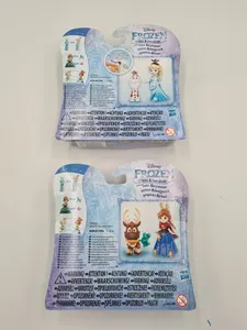 2 Sets Disney Frozen Little Kingdom Snap-Ins Figures Elsa Olaf Anna Sven Hasbro