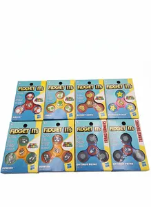 New 8x Hasbro Super Mario & Transformers Fidget Its Spinners Lot