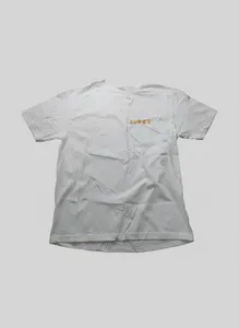 Banksy Style CLOWN Skate Street Art T-Shirt Men's Size L Pre-owned White