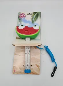 Lokidoo Tutti Frutti Large Watermelon Floating Pool Thermometer 0-40C Red NEW