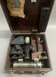 US ARMY AIR FORCES FAIRCHILD A-10 A SEXTANT WWII Era Navigation Used