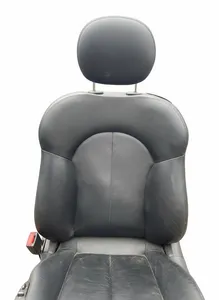 MERCEDES CLK W209 Convertible Front Left Seat Black Leather 2009 Non-Heated Used
