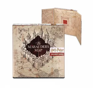 New Harry Potter Marauders Map Jelly Belly Christmas Advent Calendar Trivia Edition