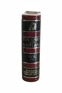 Rutherford & Co Miniature Book Whisky Decanter 'The Spirit Of Scotland' Vol IV Used