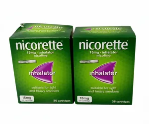 BNIB Nicorette 15mg Inhalator 72 Cartridges 2x36 Packs Expiry 10/2026