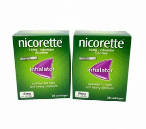 New Nicorette Inhalator 15mg - 2 Packs (72 Total) Nicotine Replacement