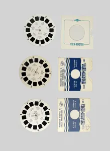 Set of 3 Vintage Viewmaster Reels: Miami Beach 163, Naples 1612, Milan 1607