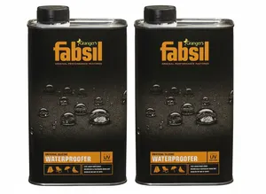 2 x 1L Fabsil GRAB51 Waterproofer Silicone Concentrate for Tents & Awnings Gold