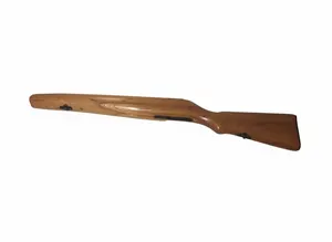 Vintage Chinese Shanghai TS-45 Air Rifle Hardwood Stock w/ Steel Buttplate