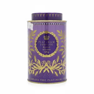 Royal Collection HM Queen Elizabeth II Platinum Jubilee Tea Caddy 50 Bags