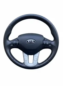 Used KIA CEED MK1 (2009) Multifunctional Black Leather Steering Wheel 561101H150EQ