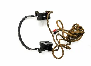 DLR No1 4035A Bakelite Headphone Headset, 1940s Military, Vintage WWII