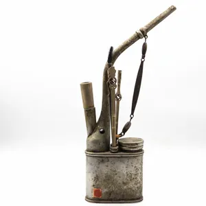 ANTIQUE Chinese Signed Poppy Water SMOKING PIPE