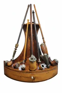 8x Antique Swedish Silver Smoking Pipes Collection Hallmarked Tobacciana Lot