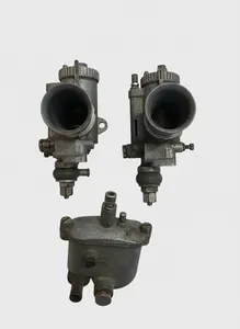 Amal T10 GP 2 Carburettor Pair 1 5/32" with Matchbox Float Chamber BSA Triumph
