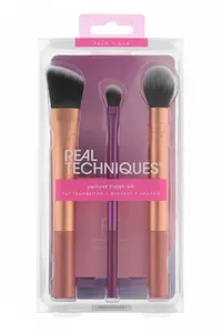 Real Techniques Perfect Finish 4-Piece Brush Kit Brand New In Box