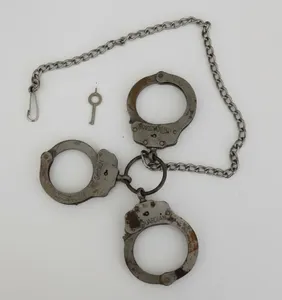 Guardian 3-Handed Handcuffs Vintage Prototype Police Memorabilia