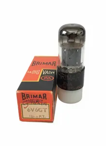 6V6GT BVA Brimar Output Valve Made In England AVO Tested Excellent NIB