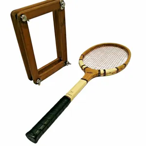 William Sykes Royal Blue Vintage 1930s Wooden Tennis Racket Outstanding