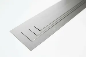 4x 430 Grade Brushed Stainless Steel Flat Metal Strip 1000mm x 20mm x 1.2mm Thick