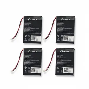 4x Olandi LD383450 LITHIUM-ION 3.7V 680mAh Rechargeable Battery Used