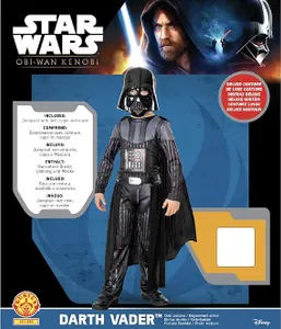 Rubie's Darth Vader Kenobi Deluxe Costume, Child, Boy, As Shown, 9-10