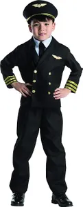 Dress Up America Pilot Costume for Boys and Girls - Kids Large (Age 12-14)