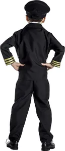 Dress Up America Pilot Costume for Boys and Girls - Kids Large (Age 12-14)