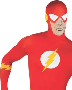 Rubies' Costume Co Dc Comics Adult The Flash Second Skin Zentai Super Suit - XL