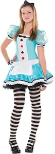 Age 12-14 Years Clever Alice Book Week Fancy Dress Costume
