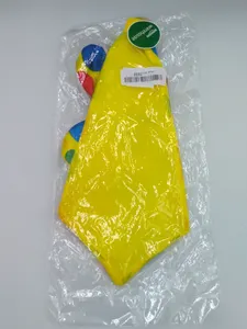 Fancy Dress Funny Joke Yellow Spotty  Oversized Tie & Bow tie