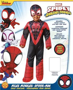 Rubies Official Marvel Spidey Spinn Deluxe Toddler Costume - 2-3 Years
