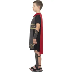 Smiffys Roman Soldier Costume, Black (10-12 Years)