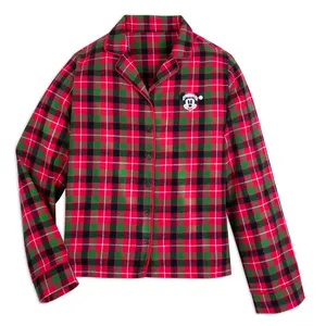 Mens Minnie Mouse Plaid Party Pyjamas- Medium