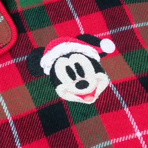 Disney Mickey Mouse Festive Plaid Pyjamas For Kids - Age 3