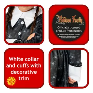 Rubies Official Addams Family Wednesday Costume Fancy Dress (14-16 yrs)