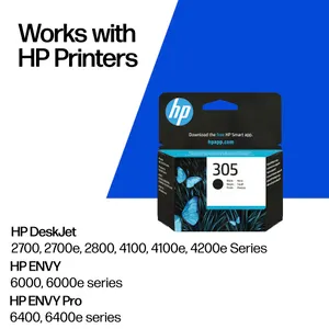 HP 305 Black & Tri-Colour Ink Cartridges Twin Pack (6ZD17AE) NEW